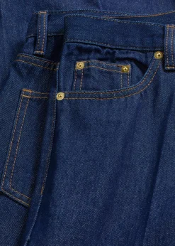 Wide-Leg-Jeans Mid Waist