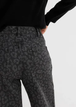 Wide-Leg-Jeans Mid Waist