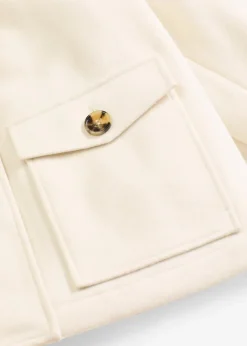 Winterjacke in Wolloptik