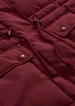 Wintermantel mit seitlichen Reißverschlüssen