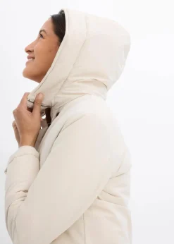 Wintermantel mit Teddyfell in der Kapuze