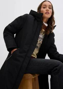 Wintermantel mit Teddyfell in der Kapuze