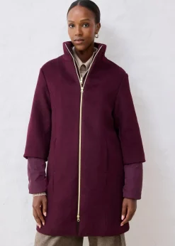 Wollmantel mit Daunen-Innenjacke (2tlg. Set)