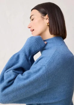 Wollpullover mit Alpakawolle