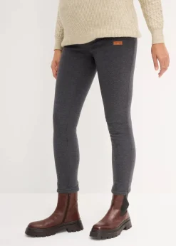 Wärmende Umstands-Leggings mit Teddyfutter