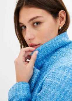 zweireihiger Bouclé-Blazer